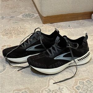 Brooks Black and Gray Athletic Shoes